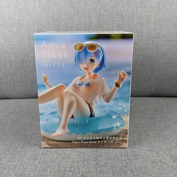 Re:Zero Starting Life in Another World Rem Aqua Float Girls Statue - Picture 1 of 7